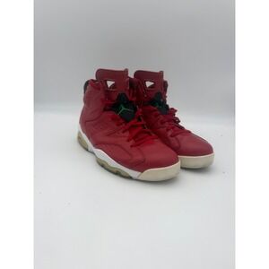 Jordan 6 Retro Spizike History of Jordan Varsity Red Green 694091-625 Mens 10.5
